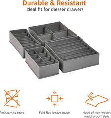 Adjustable Drawer Organizer Divider Set